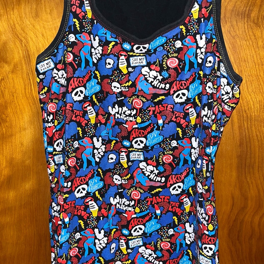 Y2K Akademicks Graphic Tank M